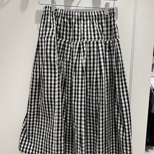 Alex MIll June Pull on Skirt in Gingham